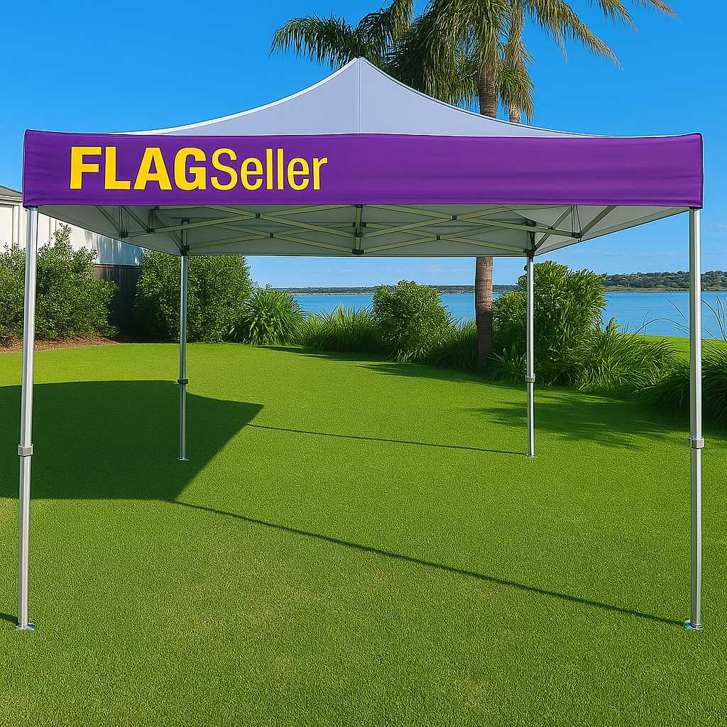 Custom Printed Front Gazebo Valance