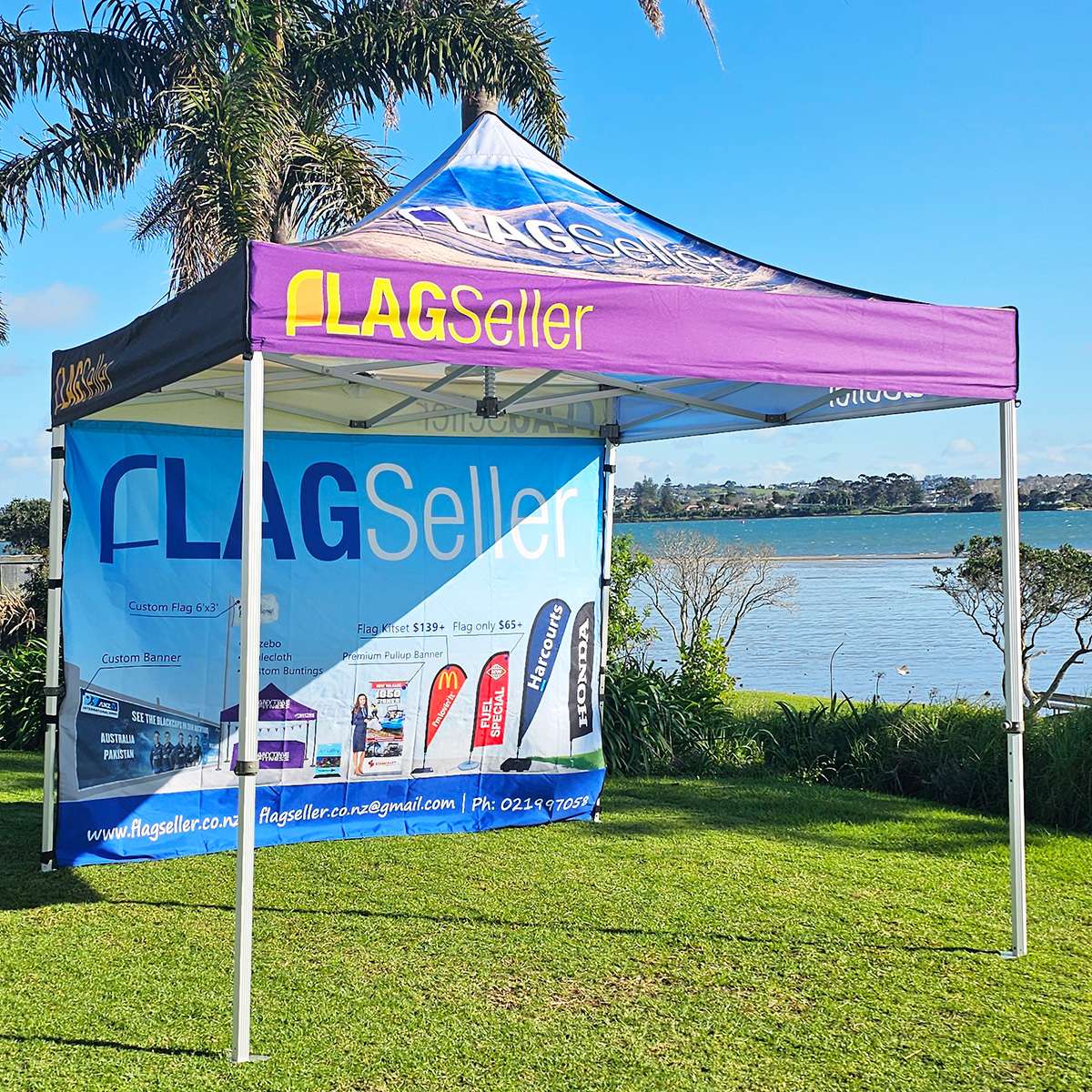 Custom Branded 3x3m Premium Aluminium Gazebo